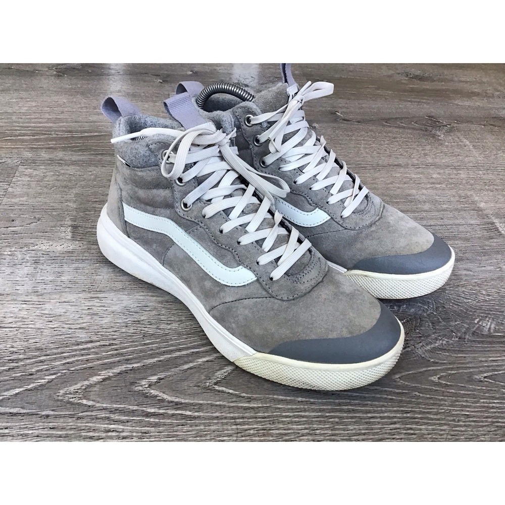 Vans Ultrarange Ultra Cush Lite High Top Shoes Size 8 Mens 9.5 Womens Color Gray